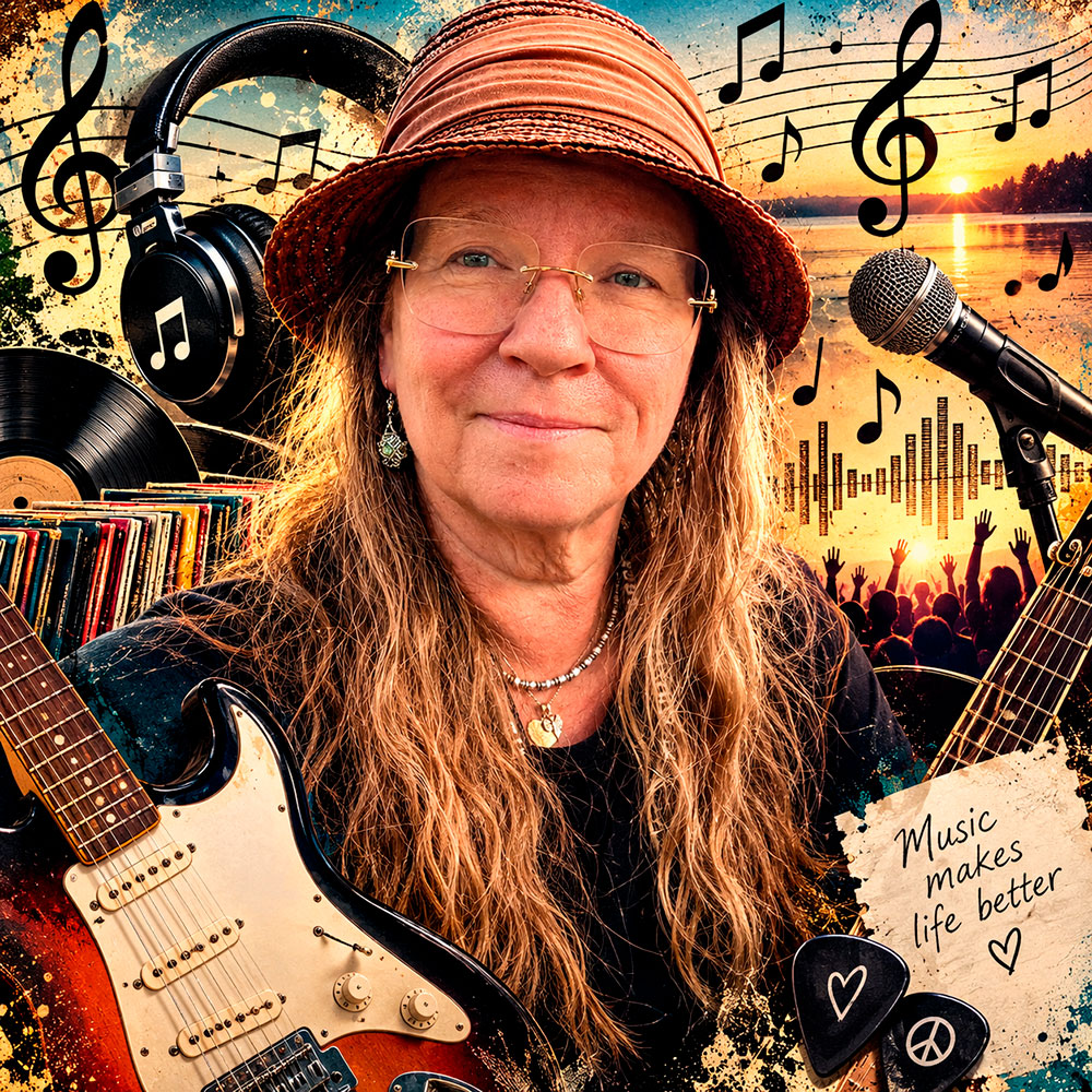 AI-bild av mig och musik.