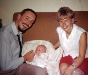 Pappa jag och mamma.