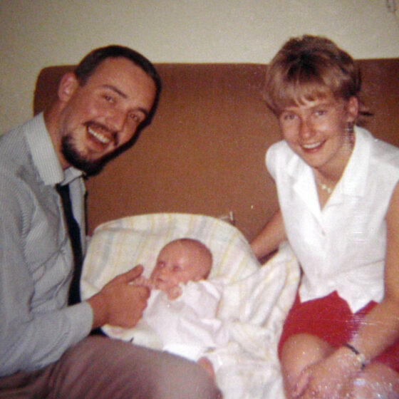 Pappa jag och mamma.