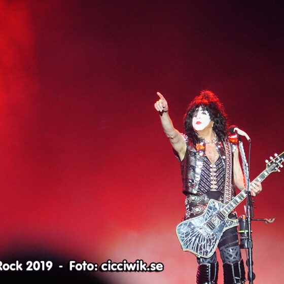 Paul Stanley Kizz, Sweden Rock 2019.