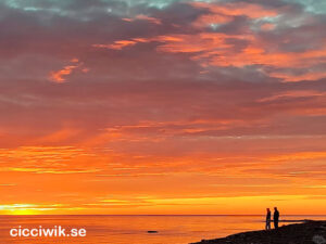 Solnedgång på Fårö sommaren 2024.
