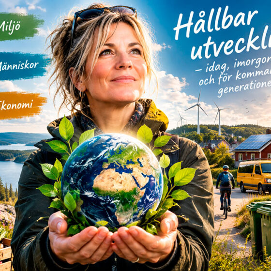 Bild: AI med fokus på hållbar utveckling.