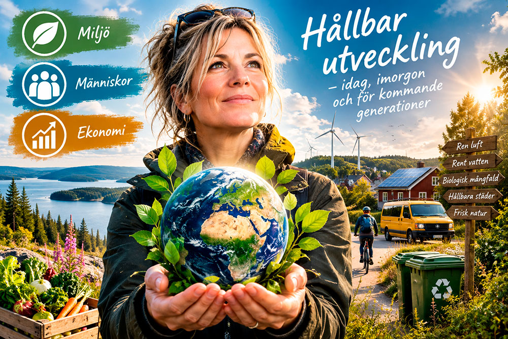 Bild: AI med fokus på hållbar utveckling.