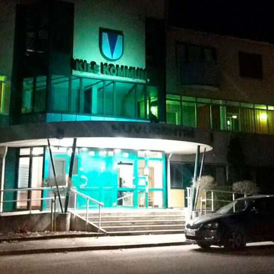 Kils kommun på natten